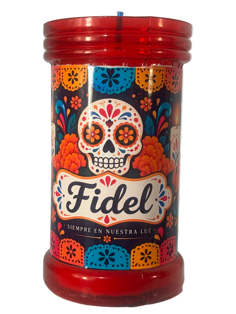 Veladora Personalizada plastico